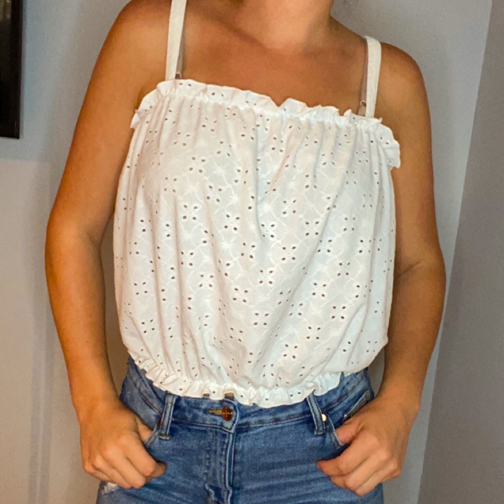White Tank Top - Picture 2 of 3
